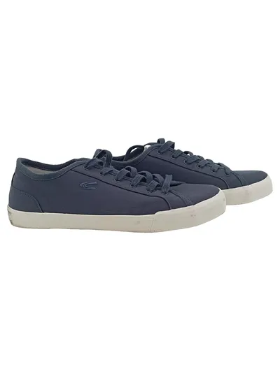 Camel Active Damen Sneaker Low Blau Canvas Gr. 40 Schnürung
