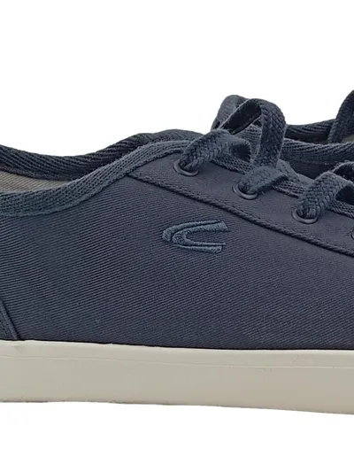 Camel Active Damen Sneaker Low Blau Canvas Gr. 40 Schnürung