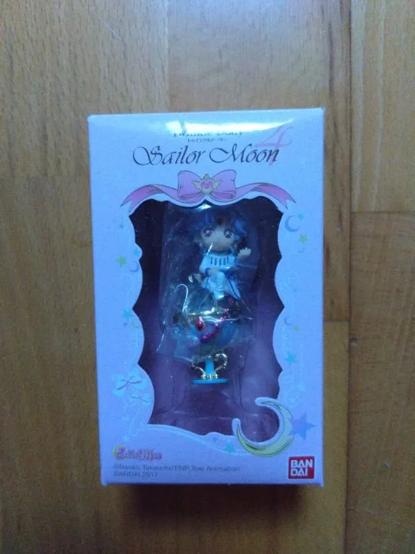 Bandai Sailor Moon Twinkle Dolly 4 Figur Sailor Mercury Anhänger Anime 5 cm 1