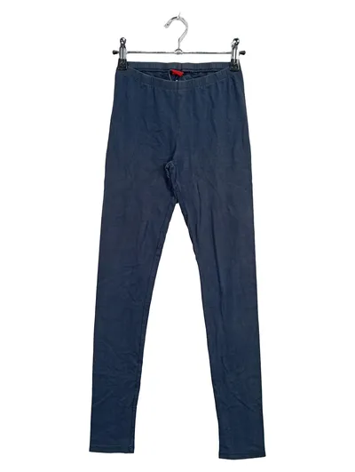 s.Oliver Leggings Kinder Mädchen Gr. 164 Blau Baumwolle Basic