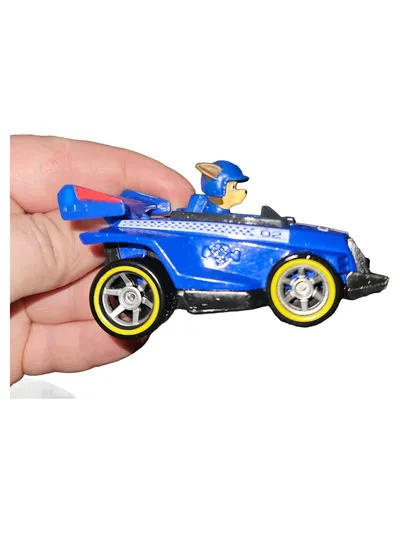 Paw Patrol Chase Rennwagen Spielzeugauto Kunststoff Blau 8cm