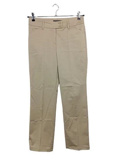 CAMBIO Damen Stoffhose Gr. 36 Beige Business Klassisch Elegant
