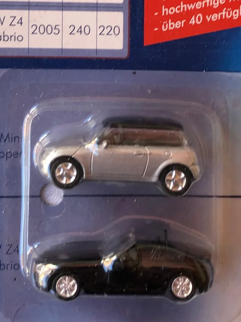 Einsiedler Brauhaus Modellauto Mini Cooper Z4 Cabrio HO 5cm Mehrfarbig 2