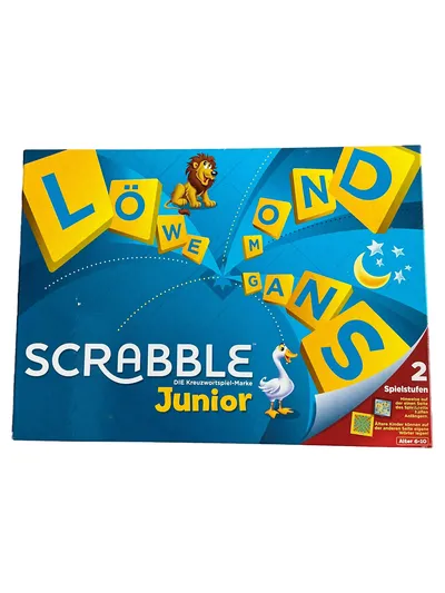 Mattel Scrabble Junior Brettspiel Wortspiel Kinder ab 6 Jahre Deutsch