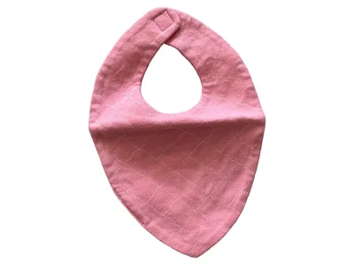 Elegant Baby Lätzchen Mädchen Rosa Bio-Baumwolle One Size Peony