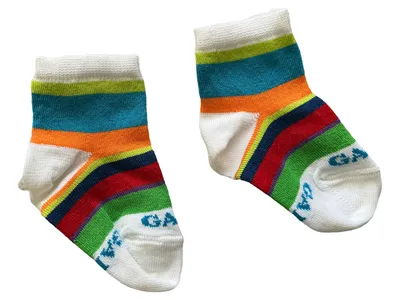 Gallo Kinder Socken Gr. 18 Mehrfarbig Gestreift Strümpfe