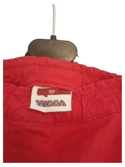 Yigga Mädchen Jogginghose Gr. 152 Rot Rüschen Casual