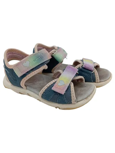 SUPERFIT Sandalen Kinder Gr. 26 Mehrfarbig Casual Outdoor Klettverschluss