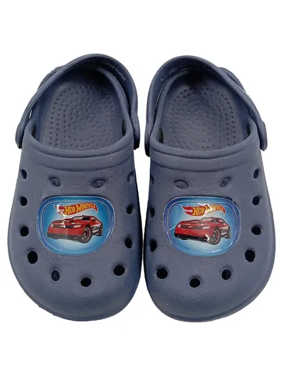 Hot Wheels Kinder Clogs Badeschuhe Blau Gr. 23/24 Auto Motiv