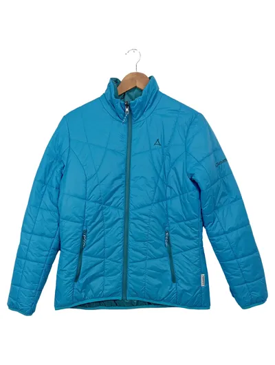 Schöffel Damen Steppjacke Gr. 40 Blau Outdoor Freizeit Jacke