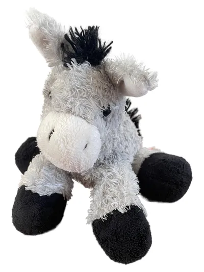 Teddy-Hermann Esel Baby Kuscheltier Stofftier Grau 17cm