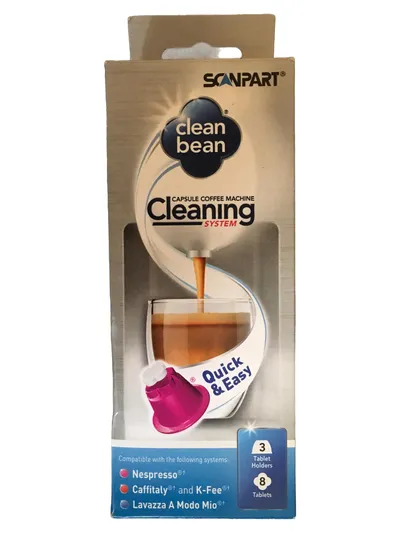 SCANPART Clean Bean Kaffeemaschinenreiniger Reinigungssystem Kapselmaschine
