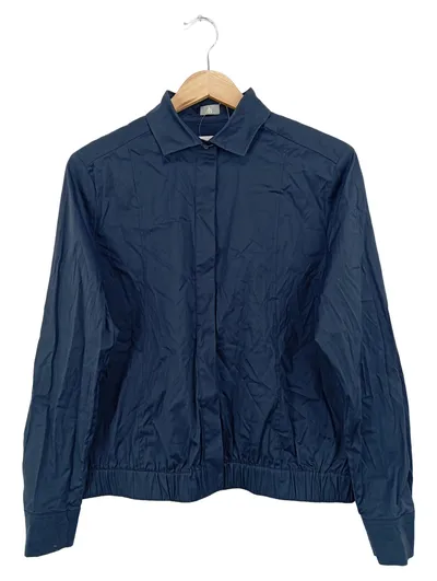 JACQUES BRITT Damen Leichte Jacke Gr. 36/S Blau Klassisch Baumwolle