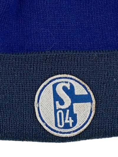 FC Schalke 04 Bommelmütze Mütze Blau Fanartikel S04 Wintermütze