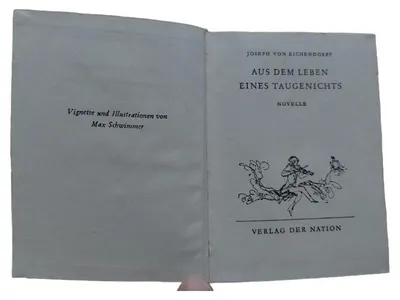 Joseph von Eichendorff Aus dem Leben eines Taugenichts Taschenbuch Klassiker