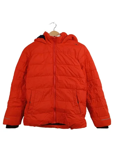 CMP Steppjacke Kinder Gr. 152 Orange Winterjacke Kapuze Outdoor