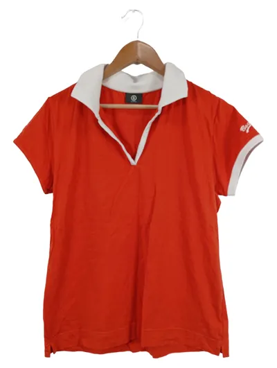 BOGNER Herren Poloshirt Gr. 44/XL Rot Casual Sportlich