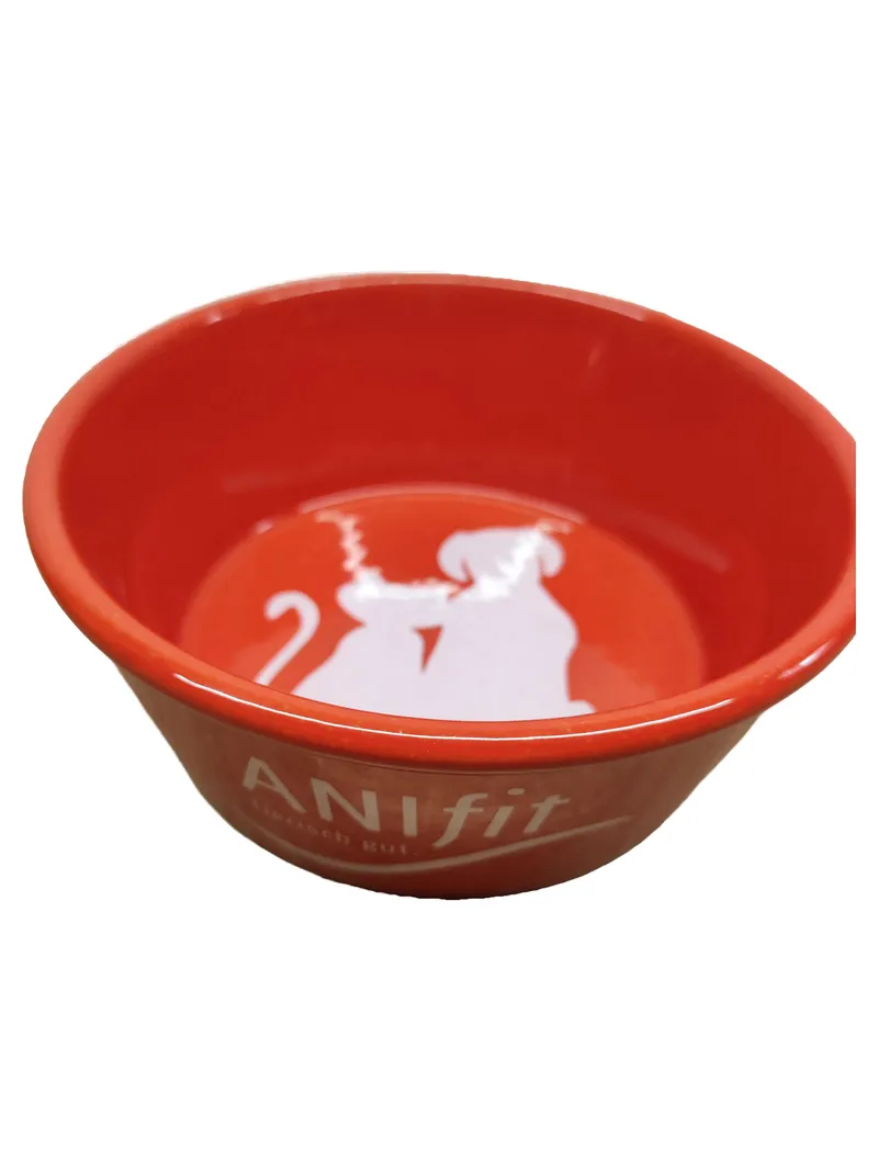 ANIfit Futternapf Keramik Napf Rot für Hund Katze Tier 1
