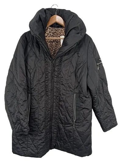 KIRSTEN Damen Steppjacke Gr. 46/XL Schwarz Klassisch Elegant