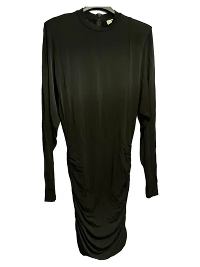 & Other Stories Etuikleid Damen Gr. 34;XS Schwarz Elegant Viskose Midi