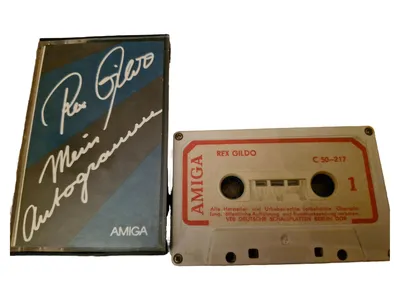 Amiga Rex Gildo Mein Autogramm Musikkassette Schlagermusik