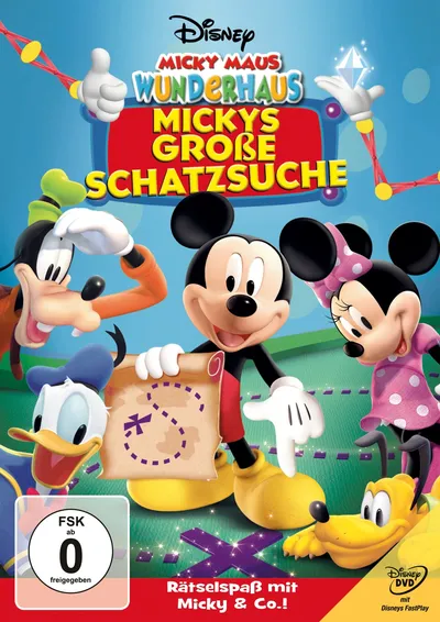 Disney Micky Maus Wunderhaus: Mickys große Schatzsuche DVD Kinder Deutsch