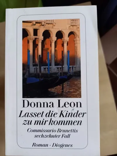 Donna Leon Lasset die Kinder zu mir kommen Taschenbuch Krimi Deutsch