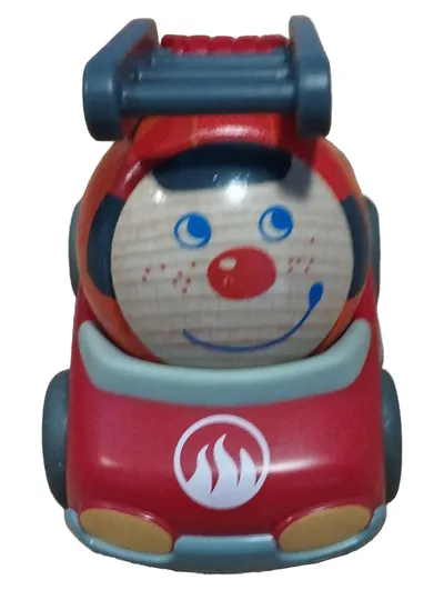 HABA Nachzieh-Feuerwehrauto Holz Spielzeugauto Baby Kleinkind Rot