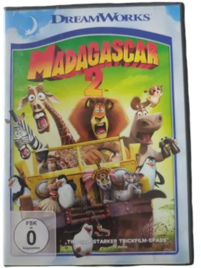 DreamWorks Madagascar 2 DVD Animationsfilm Trickfilm FSK 0