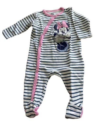 Disney Baby Mädchen Strampler Body Gr. 62 Mehrfarbig Gestreift