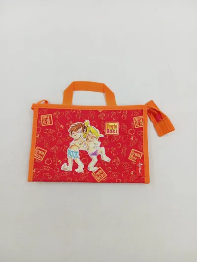 Sigikid Erwin und Rosi Kinder Schreibmappe Rot Orange Tasche