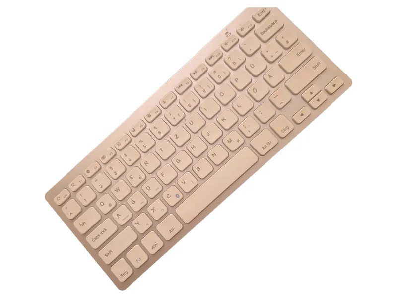 CSL 301581 Tastatur Gold Wireless Kompakt PC Laptop Tablet 1