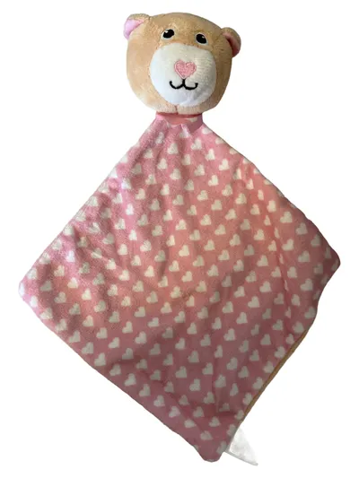 Happy People Bär Schmusetuch Baby Schnuffeltuch Rosa M