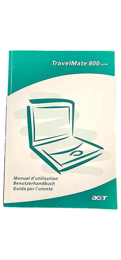 Acer TravelMate 800 series Benutzerhandbuch Bedienungsanleitung Handbuch