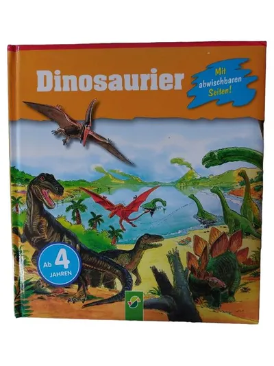 Schwager & Steinlein Dinosaurier Kinderbuch ab 4 Jahren Sachbuch abwischbar