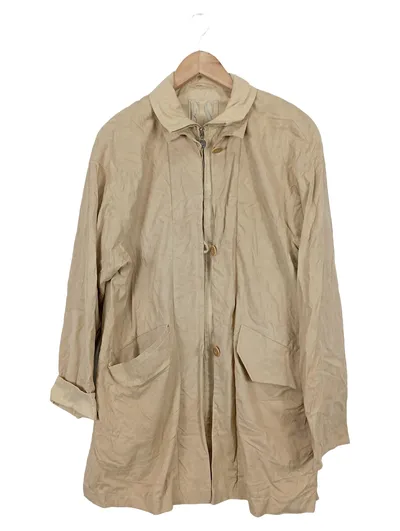FUCHS SCHMITT Klassischer Damen Mantel Gr. 38/M Beige Nylon Elegant