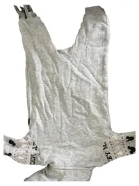 Disney Baby Schneeanzug Overall Gr. 74 Mickey Mouse Grau Baumwolle Kapuze 2