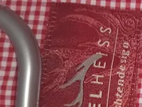 Edelheiss Trachtenhemd Herren Karohemd Rot Gr. 42/XL Langarm Stickerei Hirsch 4