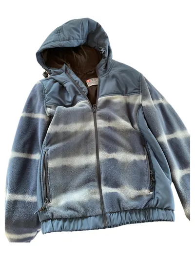 Engelbert Strauss Damen Fleecejacke Kapuzenjacke Gr. 34/XS Blau Outdoor