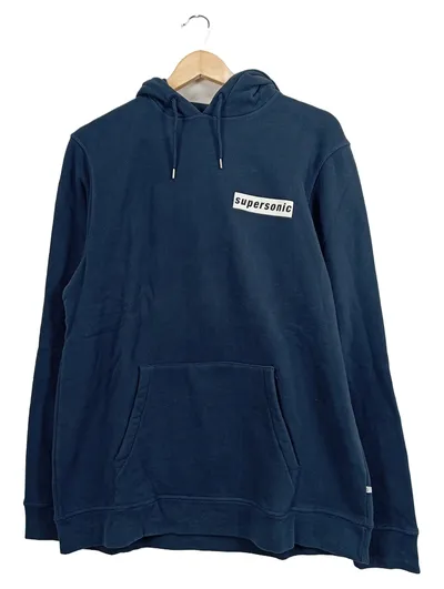 Samsøe Samsøe Herren Kapuzenpullover Supersonic Blau Gr. XXL Baumwolle