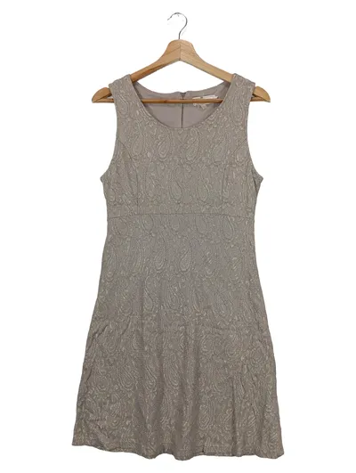 CREAM Cocktailkleid Damen Gr. 36/S Grau Paisley Spitze Elegant
