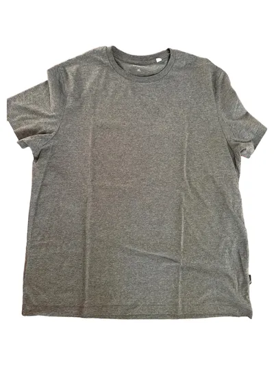 Burton Menswear London Herren T-Shirt Grau Gr. 52/XL Casual Meliert