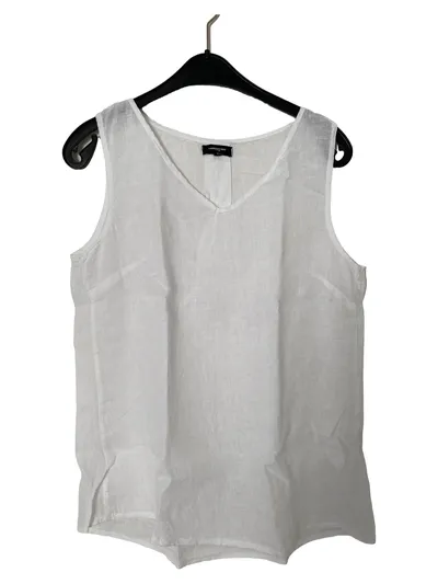 LAWRENCE GREY Damen Tank Top Andere Fasern Weiß Gr. 36/S Casual