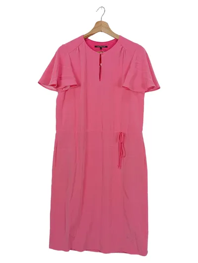 LUISA CERANO Blusenkleid Damen Gr. 36/S Rosa Elegant Midi Sommerkleid