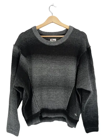Khujo Pullover Damen Strickpullover Gr. 36;S Grau Farbverlauf Wolle Mix Winter