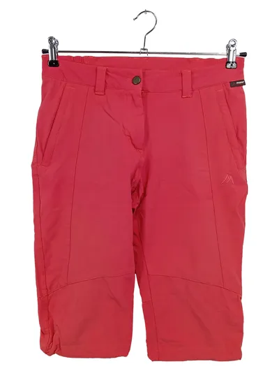 MAIER SPORTS Damen Outdoorhose Gr. 40 Rot Sportlich Capri
