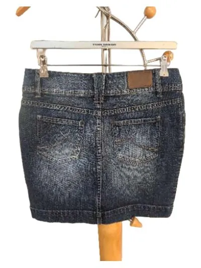 s.Oliver Jeansrock Damen Gr. 36 Blau Denim Minirock Stretch