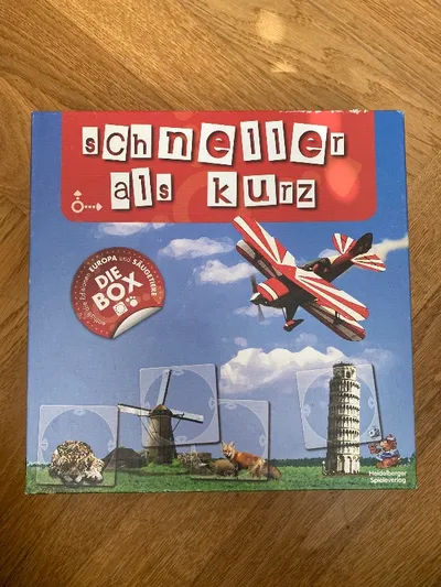 Heidelberger Spieleverlag Schneller als kurz Kartenspiel Familienspiel Europa