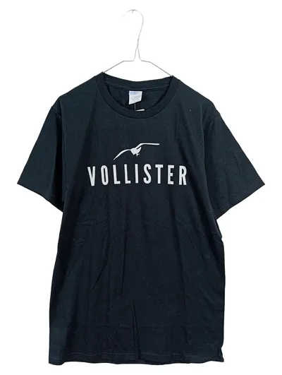 Port & Company T-Shirt Herren Gr. L Schwarz Vollister Print Baumwolle