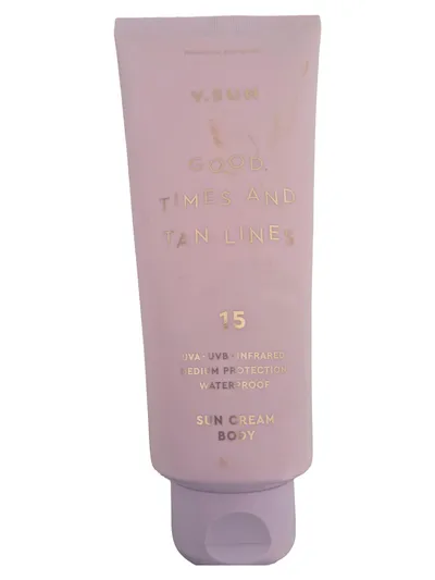 V.SUN Sonnencreme Body LSF 15 UVA UVB Infrarot Schutz 200ml Lila